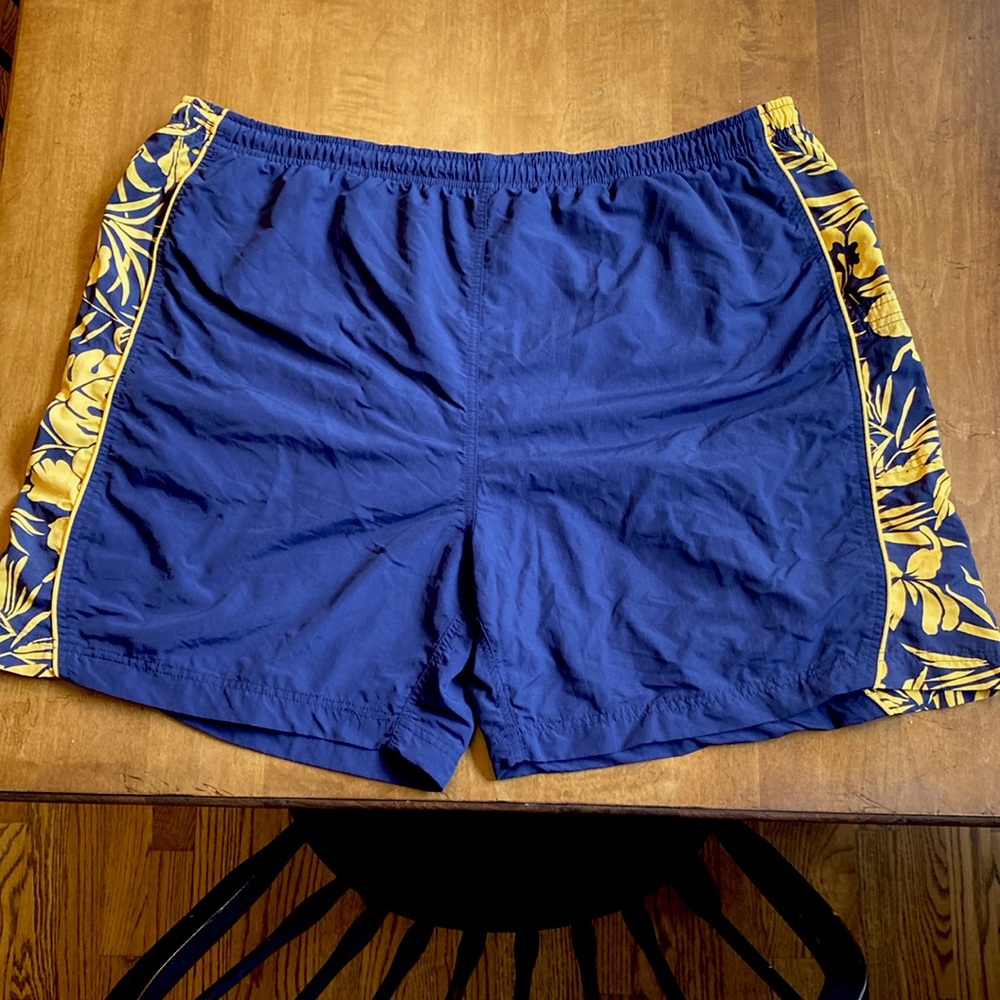 Men’s swim trunks.